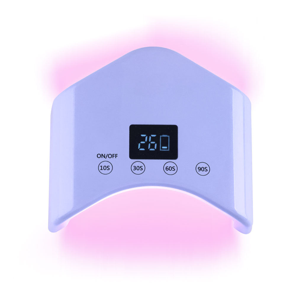 UV Light for Gel Nails,48W UV LED Nail Lamp Cordless Rechargeable Nail UV Lamp Nail Light with 4 Timer and LCD Display, Professional Nail Polish Curing Lamp Nail Dryer for Salon Use